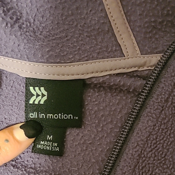 Purple Zip-Up Hoodie Sweater - Picture 2 of 4